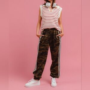 Black Friday Deals ◇ BiBi Side Lines Camouflage Track Pants
